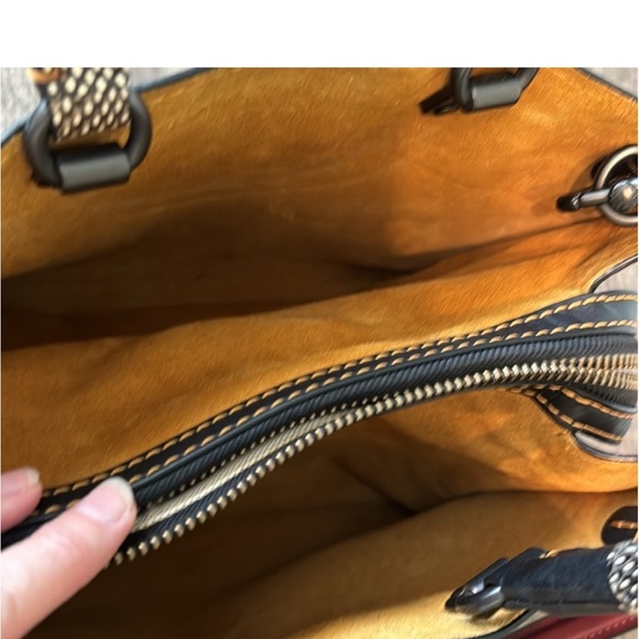 Coach White and Multicolor Leather Bag - Picture 7 of 11